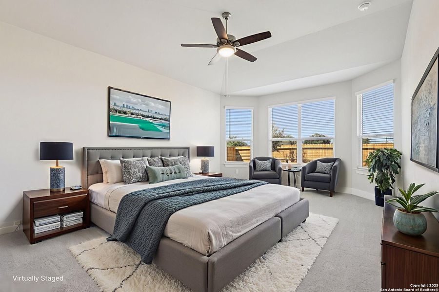 Furnished interior view inside a new home in Carmel Ranch, Schertz (Image 14).