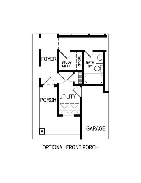 2D floor plan layout for the Lincoln Select F by First Texas Homes in The Meadows, Denton, TX (Image 3).