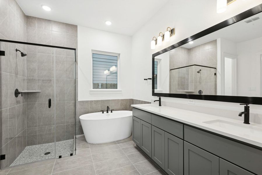 Furnished interior view inside a new home in ARTAVIA 50' Homesites, Conroe (Image 12).