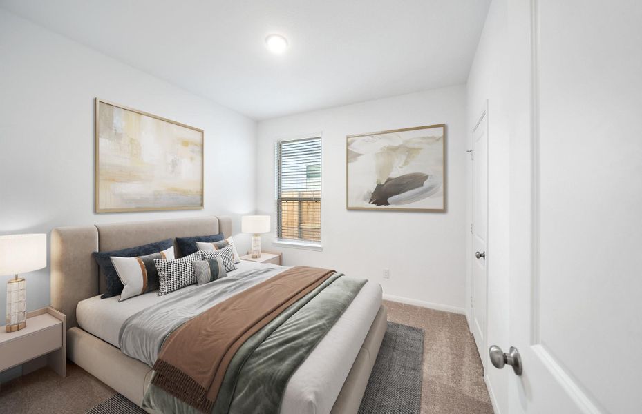 Furnished interior view inside a new home in Windcress, Cove (Image 6).