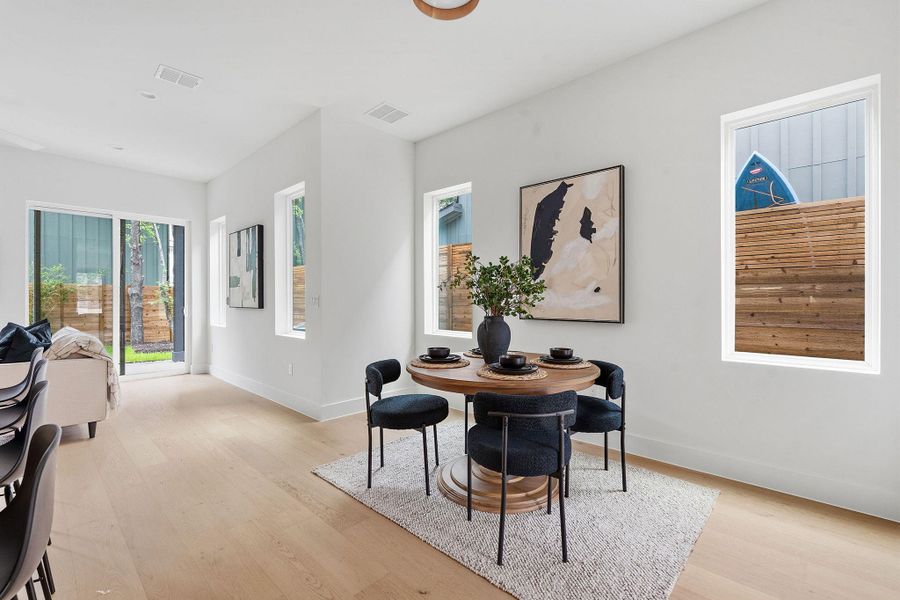 Furnished interior view inside a new home in , Austin (Image 8).