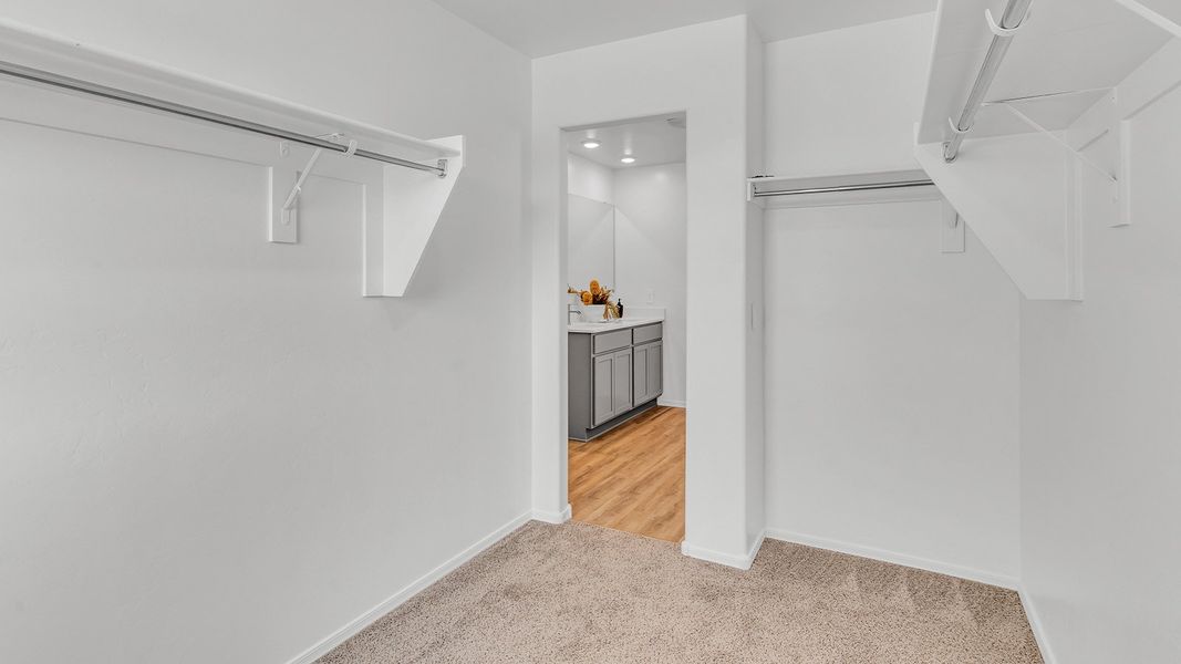 Spacious, unfurnished interior of a new home in Coronet at Gladden Farms, Marana (Image 22). Spacious, unfurnished interior of a new home in Coronet at Gladden Farms, Marana (Image 22).