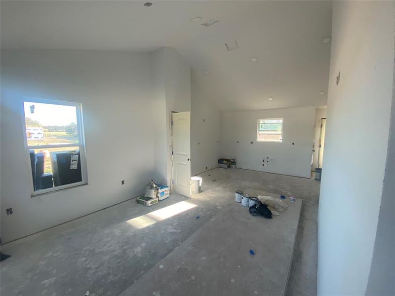 View of Living to Kitchen from Front Door