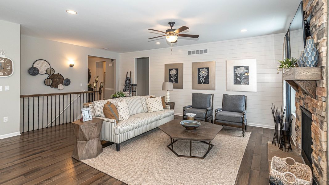 Representative furnished interior of a home built from the The Kensington by Norfolk Homes in Valleys, Jackson (Image 17).