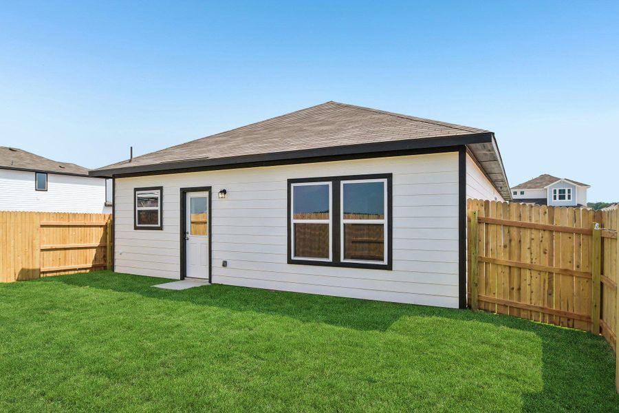 Exterior details and patio area of a home in Cascade, Liberty Hill (Image 3).