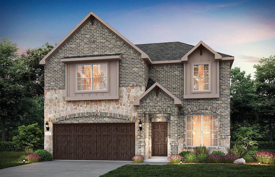 NEW CONSTRUCTION: Stunning two-story home available at Pinnacle at Legacy Hills in Celina