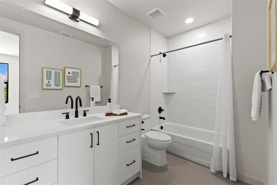 Furnished interior view inside a new home in , St. Petersburg (Image 16).