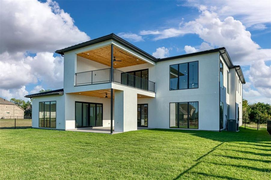 Exterior details and patio area of a home in , Heath (Image 3). Exterior details and patio area of a home in , Heath (Image 3).