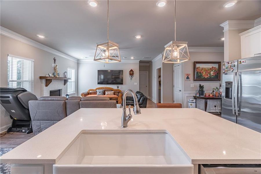 Furnished interior view inside a new home in Enclave at Brookside Crossing, Auburn (Image 39).