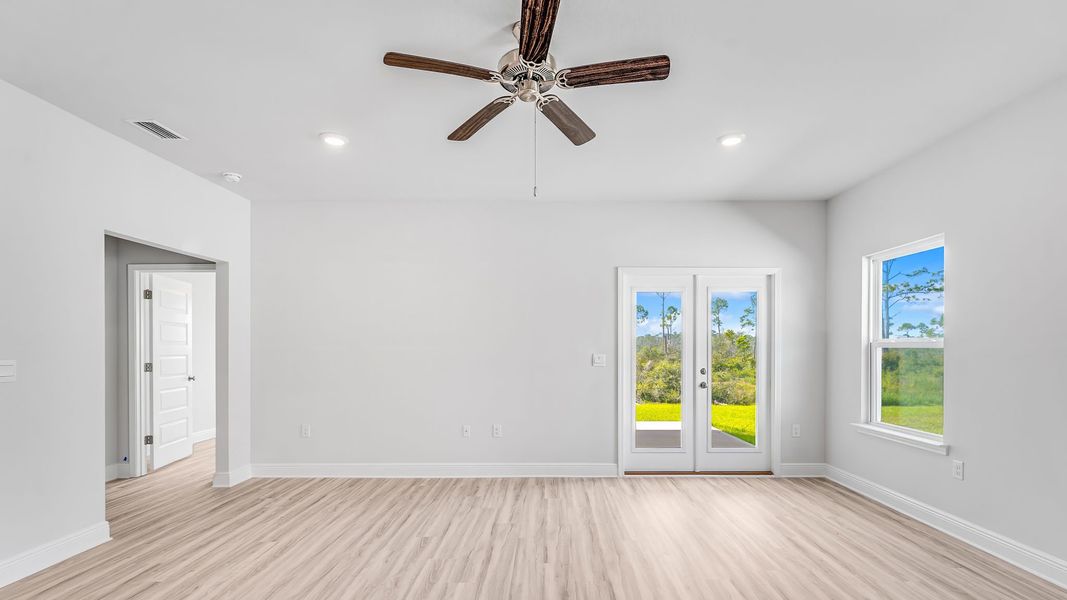 Spacious, unfurnished interior of a new home in WindMark Beach, Port Saint Joe (Image 27). Spacious, unfurnished interior of a new home in WindMark Beach, Port Saint Joe (Image 27).