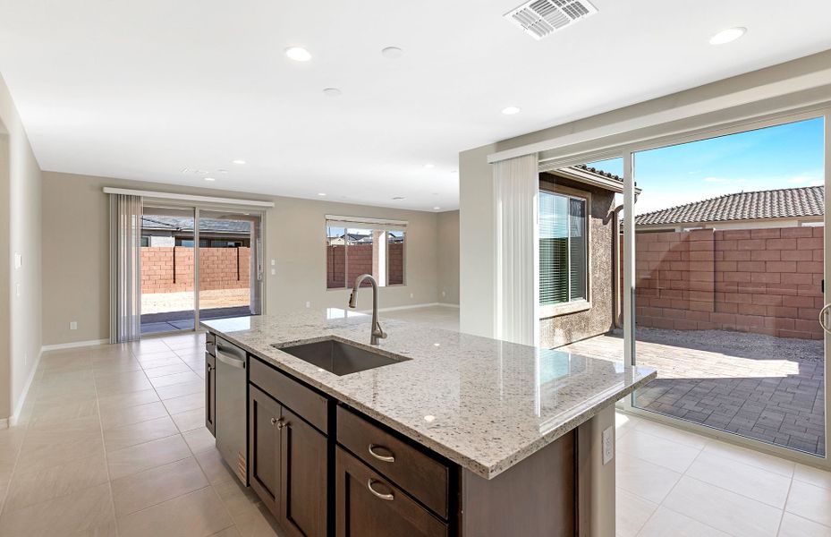 Furnished interior view inside a new home in Del Webb at Rocking K, Tucson (Image 9). Furnished interior view inside a new home in Del Webb at Rocking K, Tucson (Image 9).