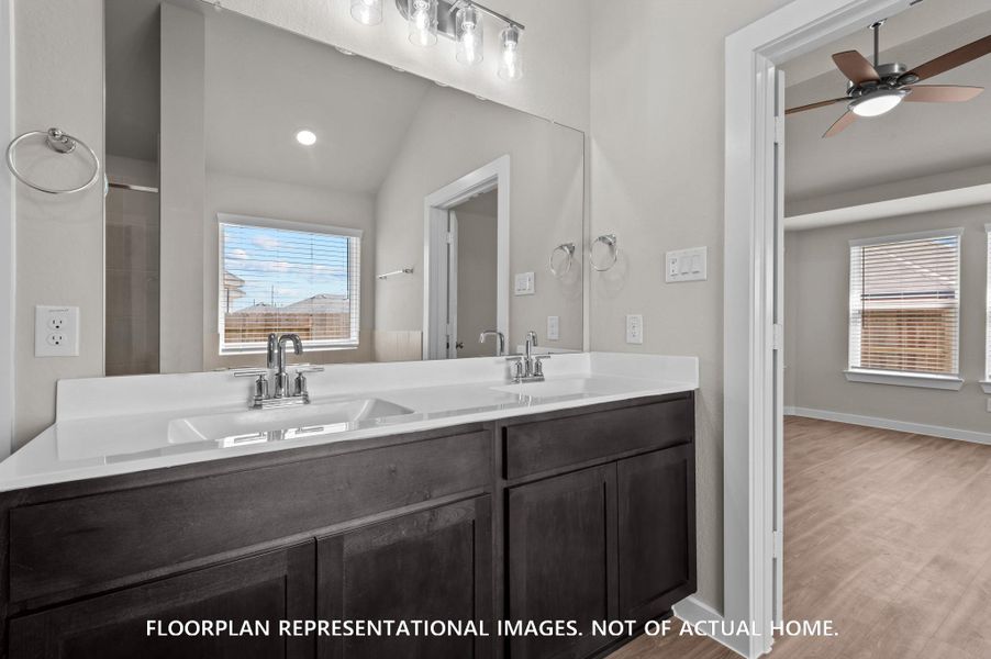 Furnished interior view inside a new home in Indian Springs, Crosby (Image 11).