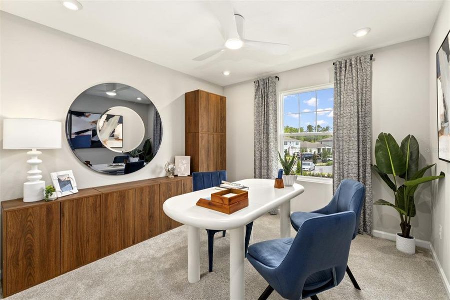 Furnished interior view inside a new home in Rainwood, Groveland (Image 16). Furnished interior view inside a new home in Rainwood, Groveland (Image 16).