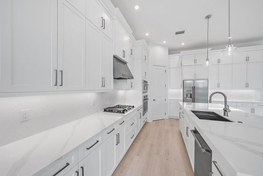 Furnished interior view inside a new home in L'Ambiance at Avenir, Palm Beach Gardens (Image 11).