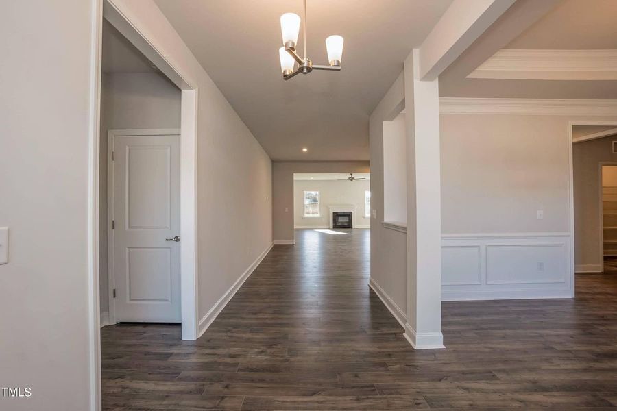 Representative unfurnished interior of a home built from the 2906 by Adams Homes in Norris Landing, Snellville (Image 15).
