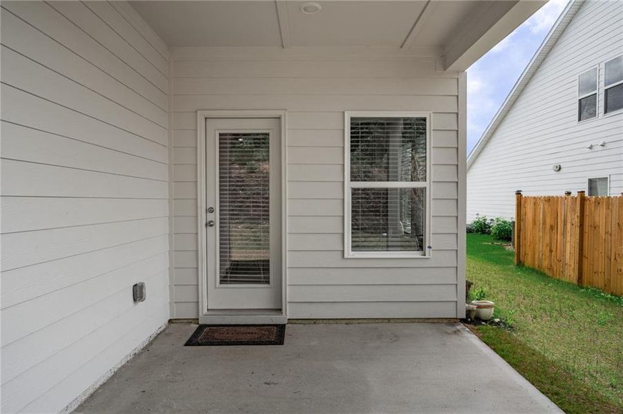Exterior details and patio area of a home in , Canton (Image 29).