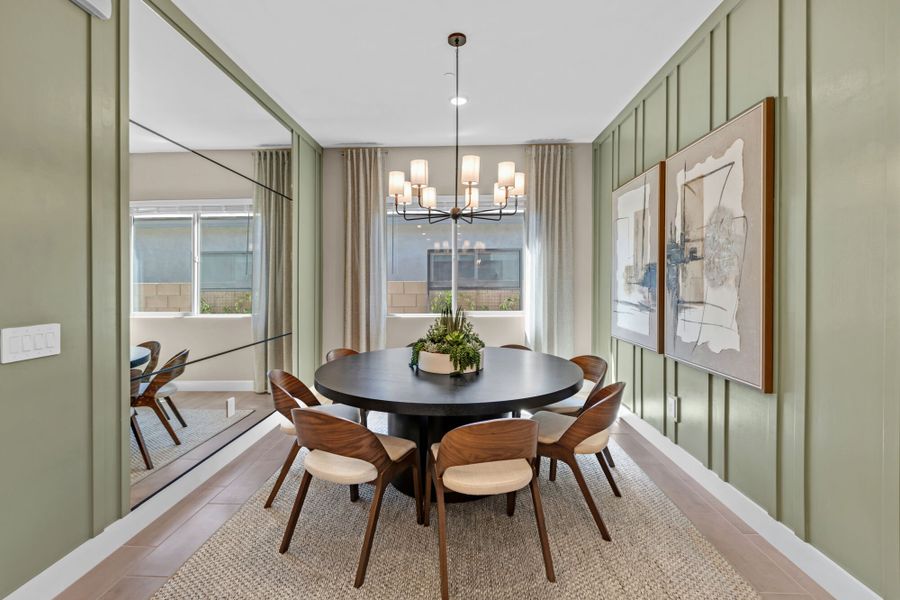 Representative furnished interior of a home built from the Hibiscus by Mattamy Homes in Tavira at Twin Peaks, Oro Valley (Image 14).