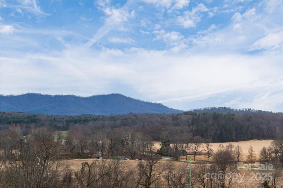 Rear main level deck view Rear main level deck view