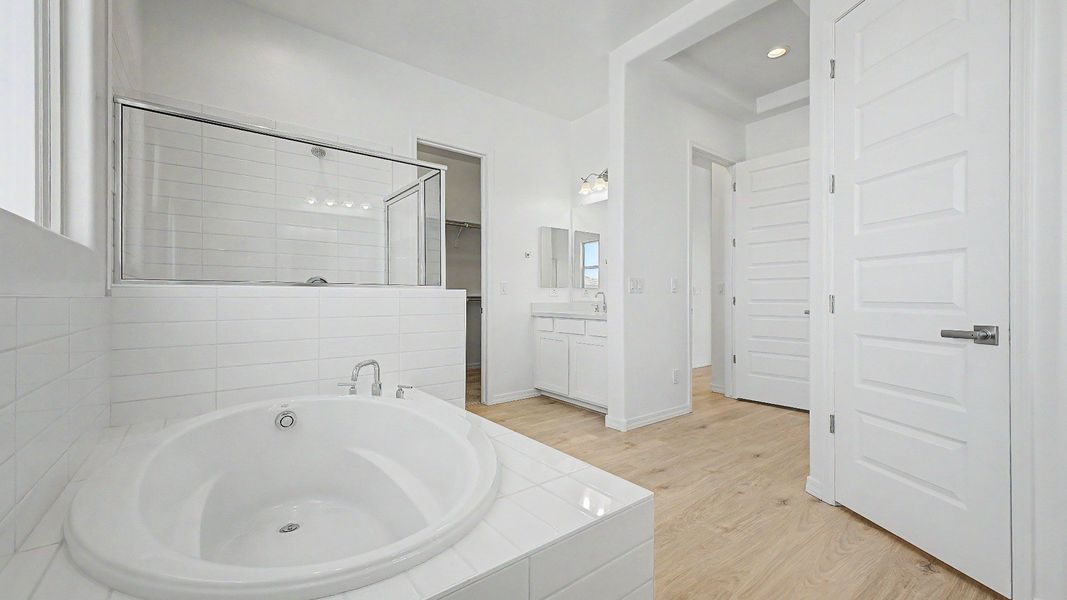 Furnished interior view inside a new home in Windrose, Waddell (Image 24).