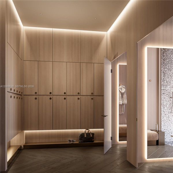 Furnished interior view inside a new home in , Miami (Image 3).