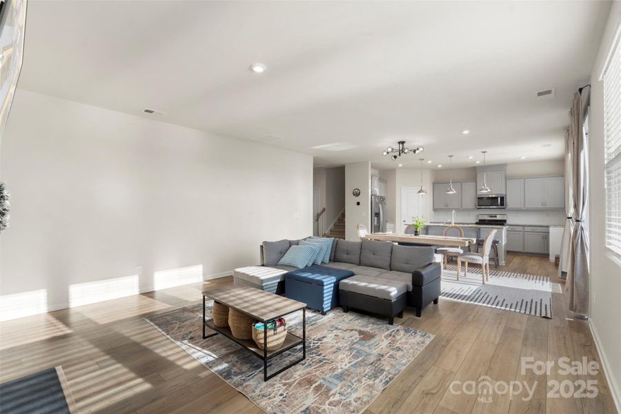 Furnished interior view inside a new home in Waxhaw Landing, Monroe (Image 40).
