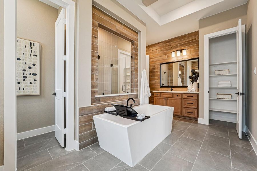 Furnished interior view inside a new home in Briarley, Montgomery (Image 51).