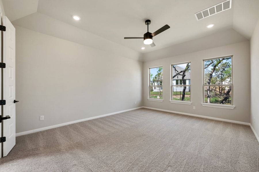 Representative unfurnished interior of a home built from the Maxwell by Ashton Woods in The Estates at La Cima, San Marcos (Image 49). Representative unfurnished interior of a home built from the Maxwell by Ashton Woods in The Estates at La Cima, San Marcos (Image 49).