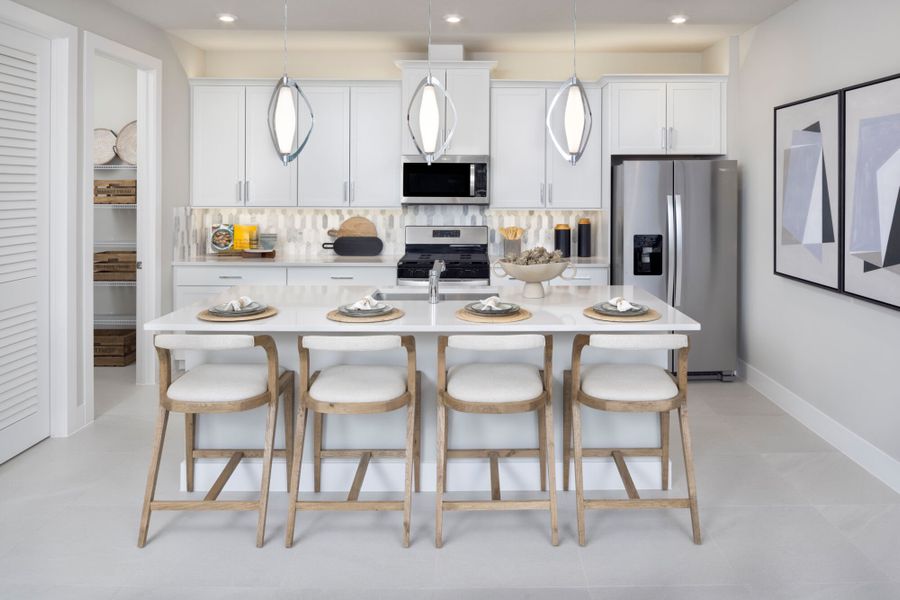 Representative furnished interior of a home built from the Felicia by Mattamy Homes in Newfield, Palm City (Image 8). Representative furnished interior of a home built from the Felicia by Mattamy Homes in Newfield, Palm City (Image 8).