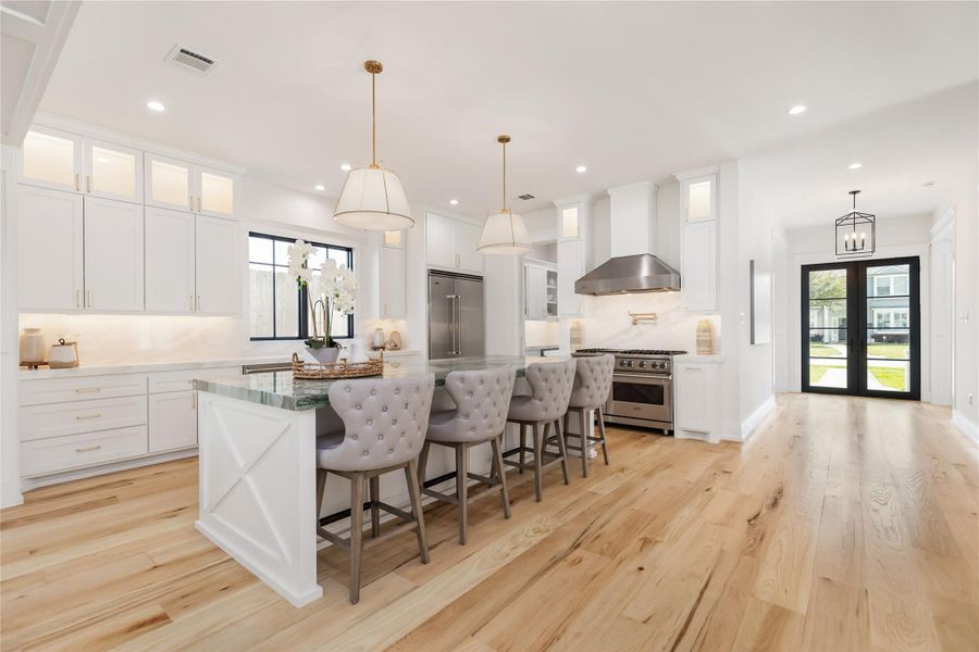 Furnished interior view inside a new home in , Houston (Image 9).