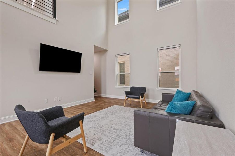 Furnished interior view inside a new home in Symmetry 37s, Frisco (Image 9).