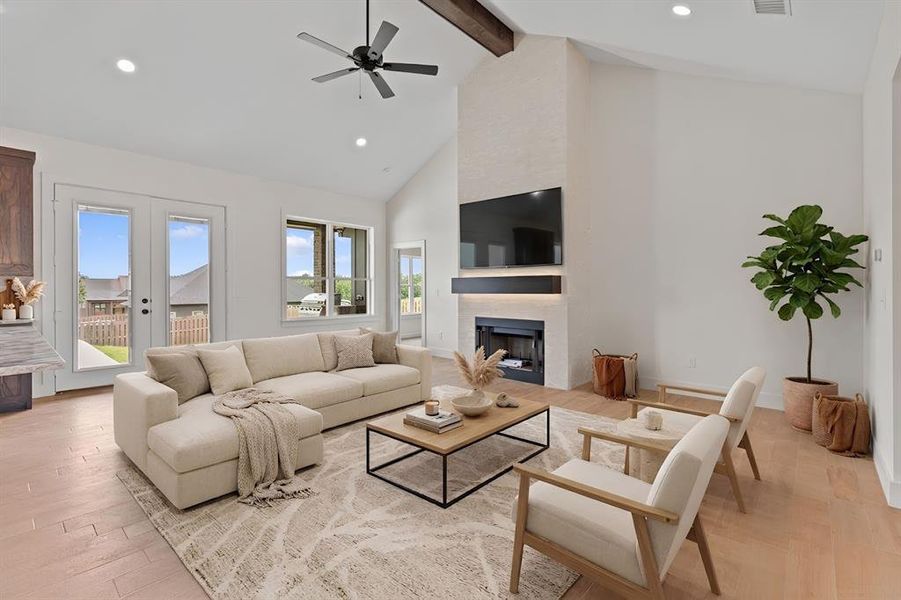 Furnished interior view inside a new home in , Lindale (Image 7).