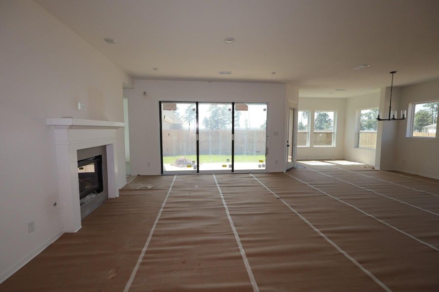 In-progress construction of a new home in Sundance Cove Lakeside - Overlook View Collection, Crosby, TX (Image 11). In-progress construction of a new home in Sundance Cove Lakeside - Overlook View Collection, Crosby, TX (Image 11).