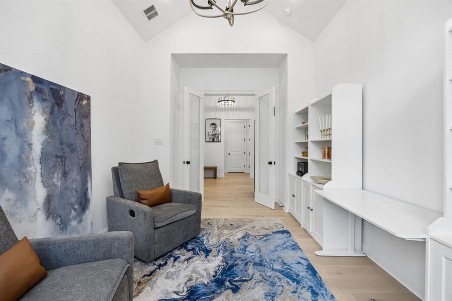 Furnished interior view inside a new home in , Fort Worth (Image 10).