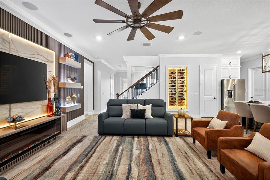 Furnished interior view inside a new home in , Odessa (Image 21).