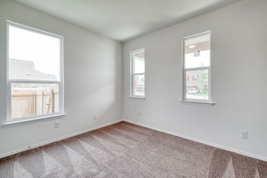 Spacious, unfurnished interior of a new home in River Bluff, Leander (Image 26). Spacious, unfurnished interior of a new home in River Bluff, Leander (Image 26).