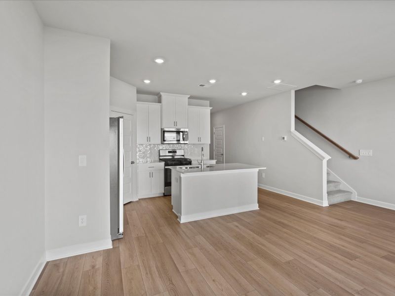Furnished interior view inside a new home in Valentine Townes, Greer (Image 4).