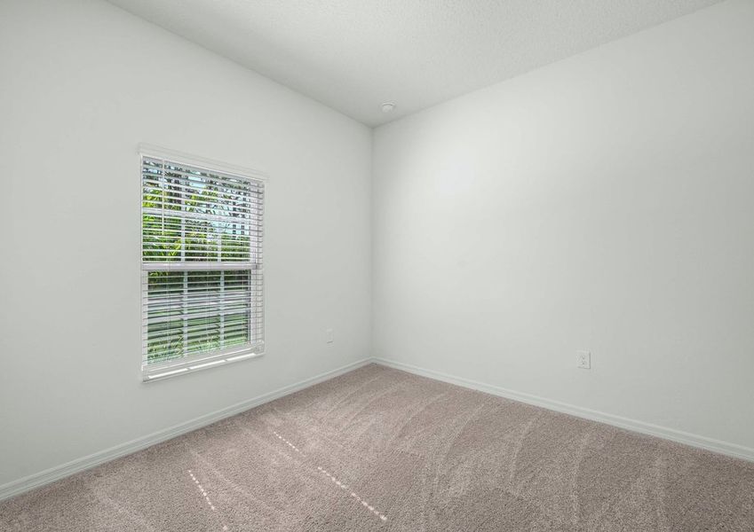 Secondary bedroom with natural light Secondary bedroom with natural light