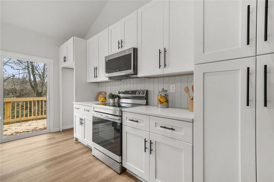 Furnished interior view inside a new home in , Atlanta (Image 9).