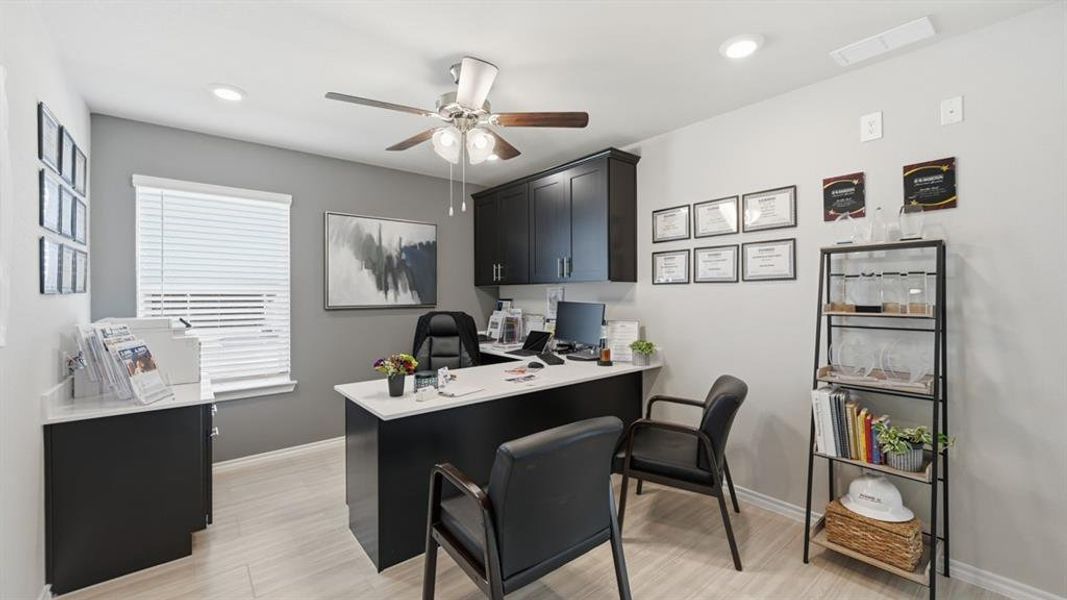 Furnished interior view inside a new home in Lonestar at Liberty Trails, Fort Worth (Image 18).