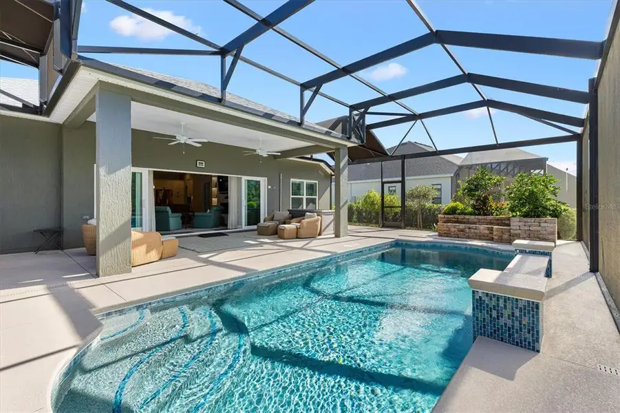 Exterior details and patio area of a home in , The Villages (Image 29).