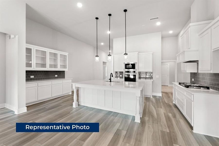Furnished interior view inside a new home in Hidden Lakes Estates, DeSoto (Image 6). Furnished interior view inside a new home in Hidden Lakes Estates, DeSoto (Image 6).