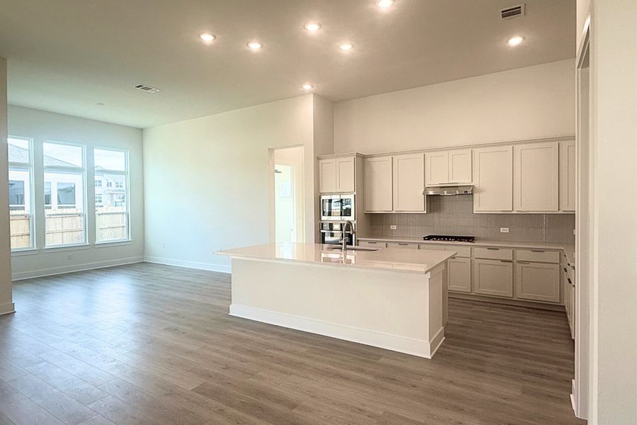 Furnished interior view inside a new home in The Grove at Blackhawk, Pflugerville (Image 4).