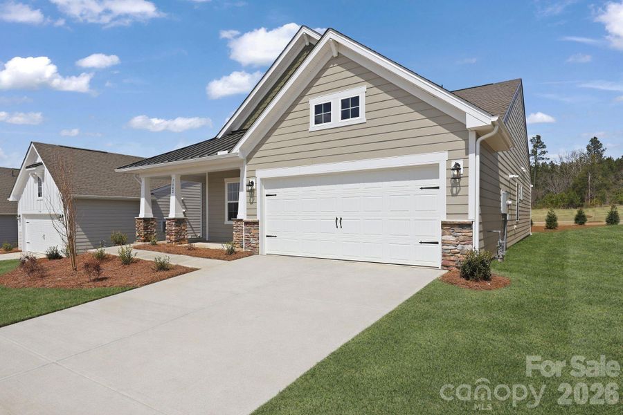 Front exterior of a new home in Roselyn, Lancaster, SC, highlighting curb appeal (Image 18).