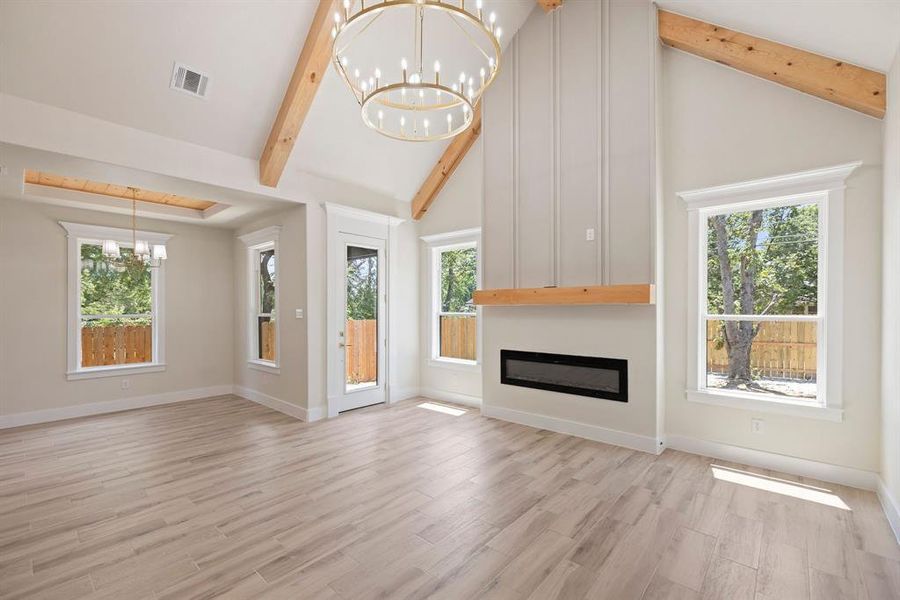 Furnished interior view inside a new home in , Sansom Park (Image 4).
