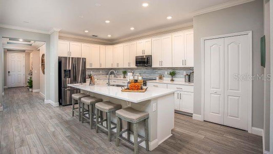 Furnished interior view inside a new home in Oakstone Farms, Leesburg (Image 8).