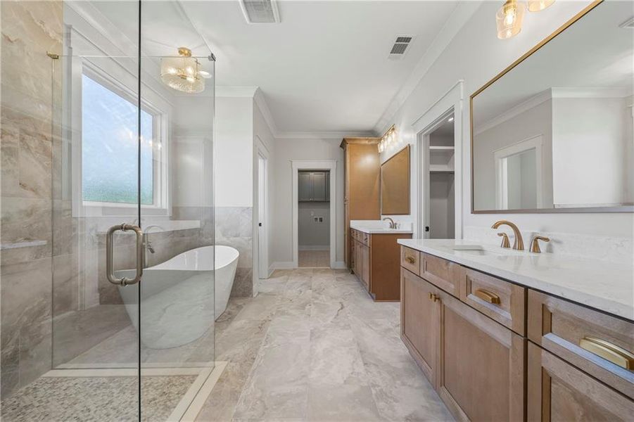 Furnished interior view inside a new home in , Covington (Image 15).