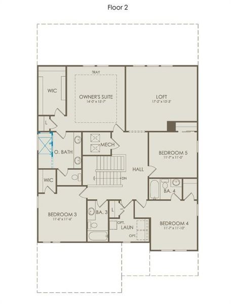 2D floor plan layout of this home in Linden Grove, Powder Springs, GA (Image 2). 2D floor plan layout of this home in Linden Grove, Powder Springs, GA (Image 2).