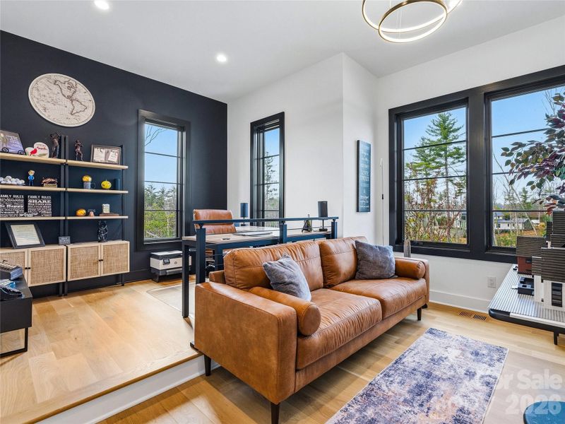 Furnished interior view inside a new home in , Asheville (Image 8).
