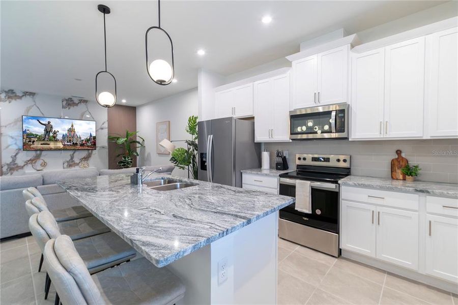 Furnished interior view inside a new home in , Kissimmee (Image 12).