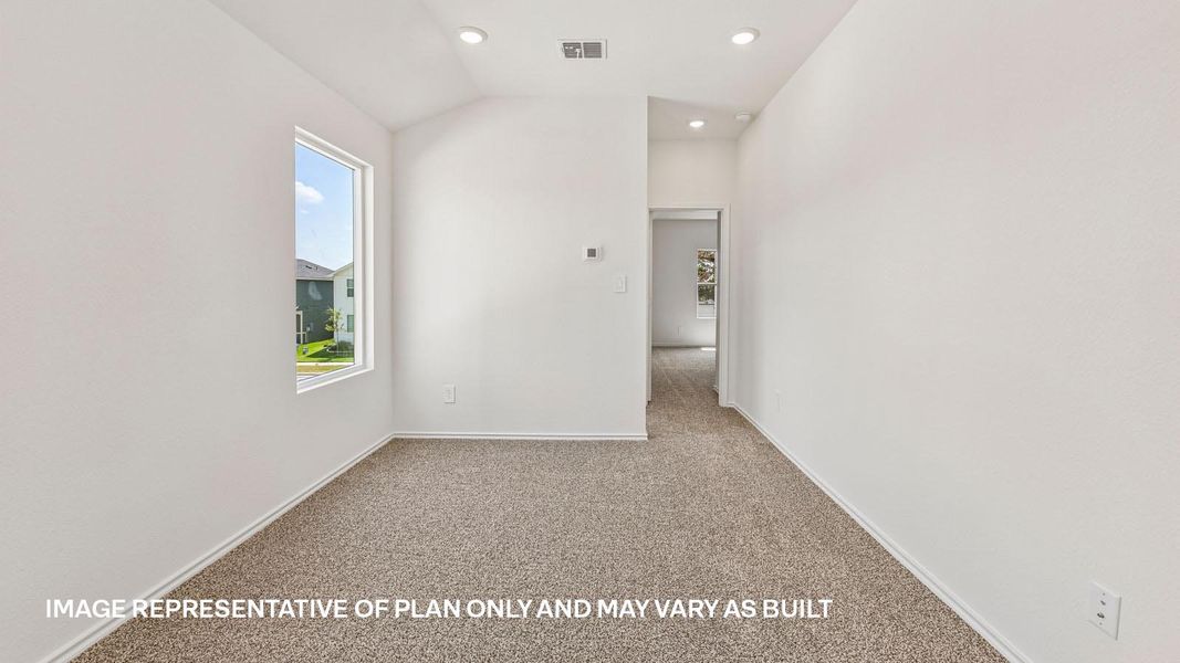 Representative unfurnished interior of a home built from the The Livingston by D.R. Horton in Valverde, Bastrop (Image 19).